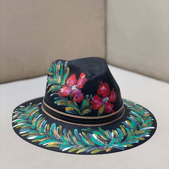 Beautiful HAND PAINTED HAT!